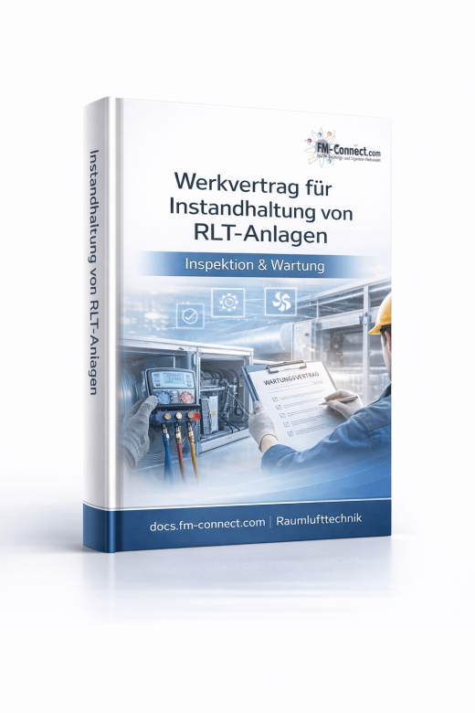 Werkvertrag / Wartungsvertrag für Instandhaltung & Service von RLT-Anlagen im Facility Management Cover 