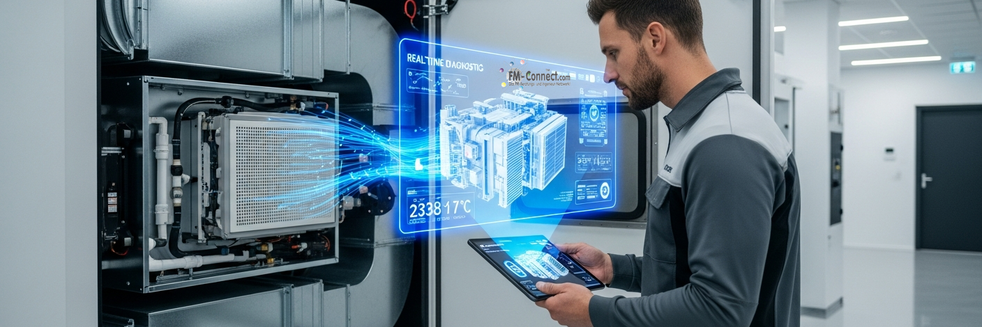 Klimaanlagen im Facility Management mit Wartung Instandhaltung und Sicherstellung der Raumluftqualität