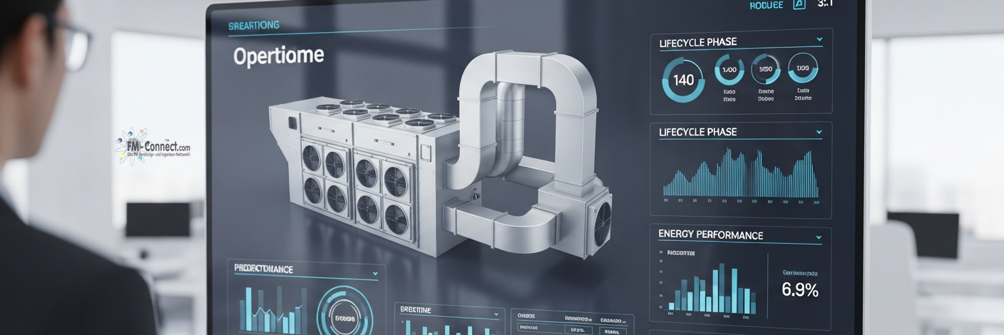 Lebenszyklus von Raumlufttechnik von Planung bis Außerbetriebnahme