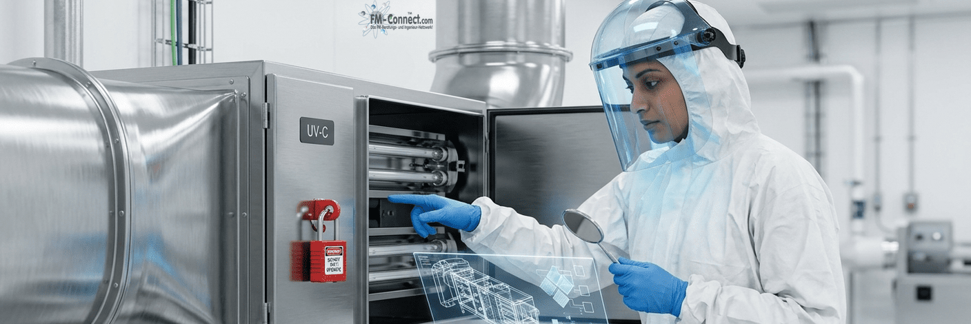 UV-C-Exposition bei Betrieb und Wartung verhindern