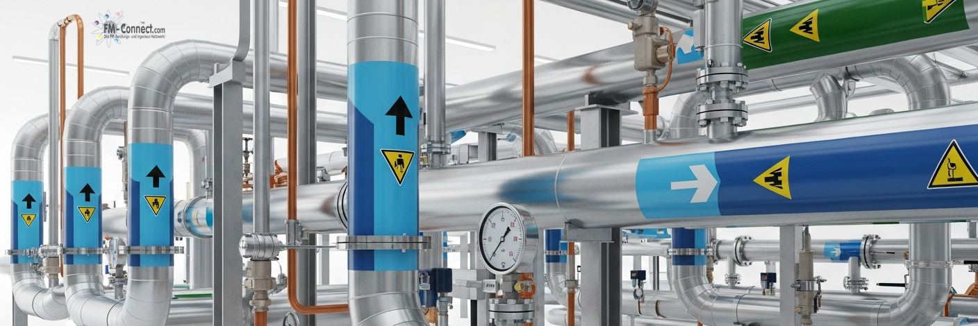 Dokumentation von Rohren im Kühlkreislauf zur Sicherstellung von Betrieb und Wartung