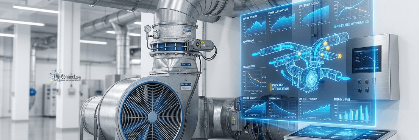 Ventilatordruck ohne Versorgungsverlust optimieren